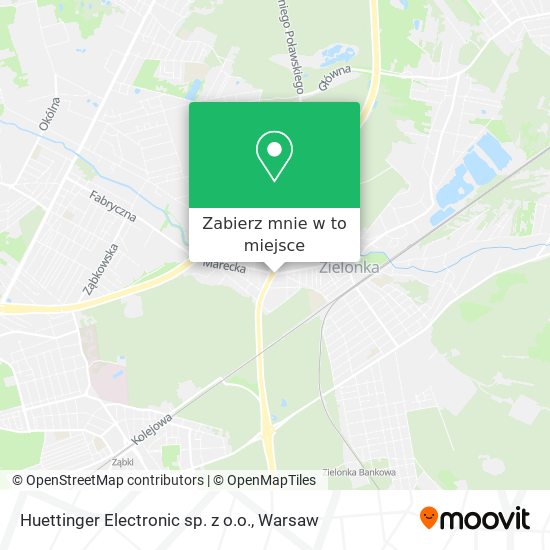 Mapa Huettinger Electronic sp. z o.o.