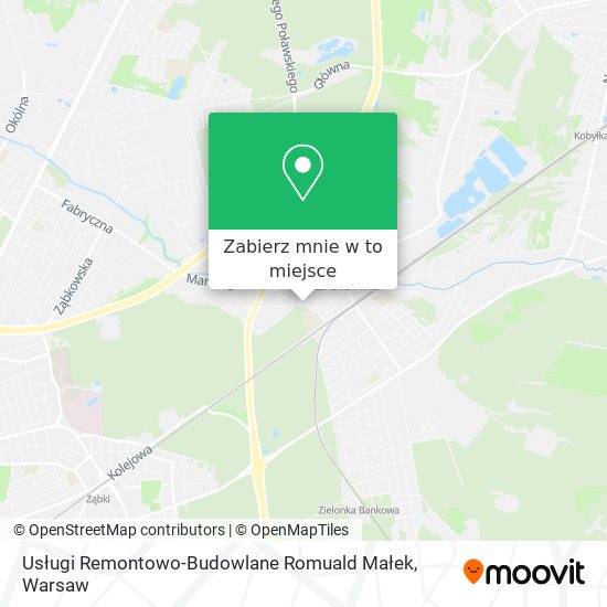 Mapa Usługi Remontowo-Budowlane Romuald Małek