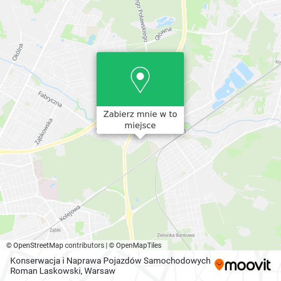 Mapa Konserwacja i Naprawa Pojazdów Samochodowych Roman Laskowski