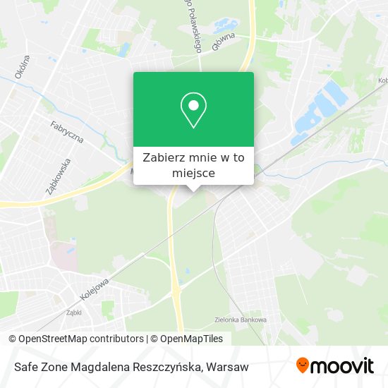 Mapa Safe Zone Magdalena Reszczyńska