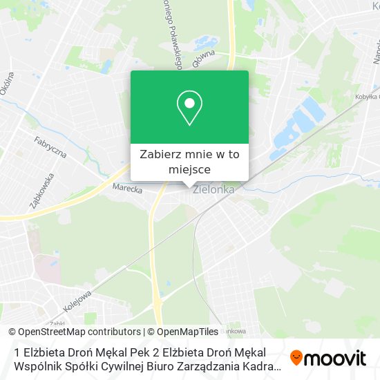 Mapa 1 Elżbieta Droń Mękal Pek 2 Elżbieta Droń Mękal Wspólnik Spółki Cywilnej Biuro Zarządzania Kadrami