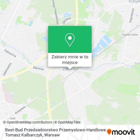 Mapa Best-Bud Przedsiebiorstwo Przemyslowo-Handlowe Tomasz Kalbarczyk