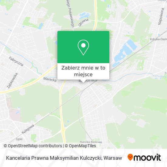 Mapa Kancelaria Prawna Maksymilian Kulczycki