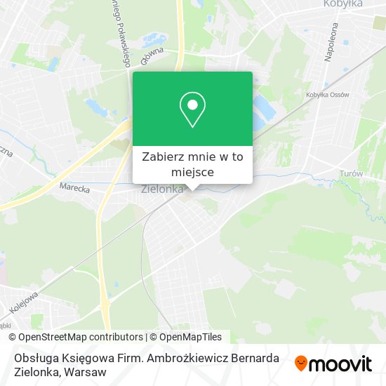 Mapa Obsługa Księgowa Firm. Ambrożkiewicz Bernarda Zielonka