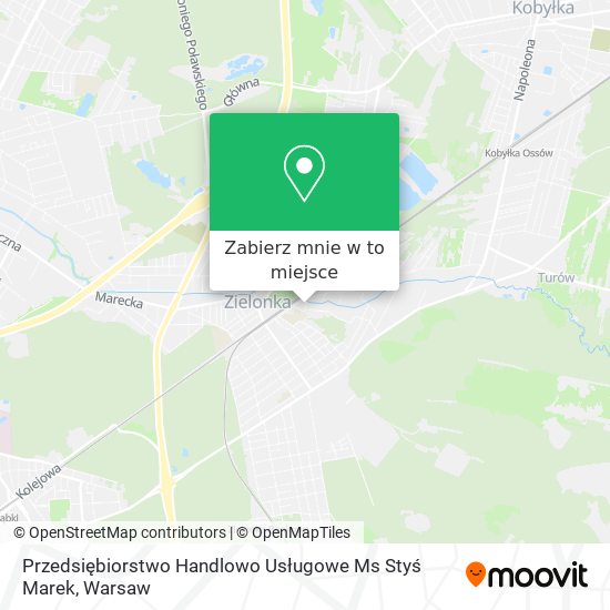 Mapa Przedsiębiorstwo Handlowo Usługowe Ms Styś Marek