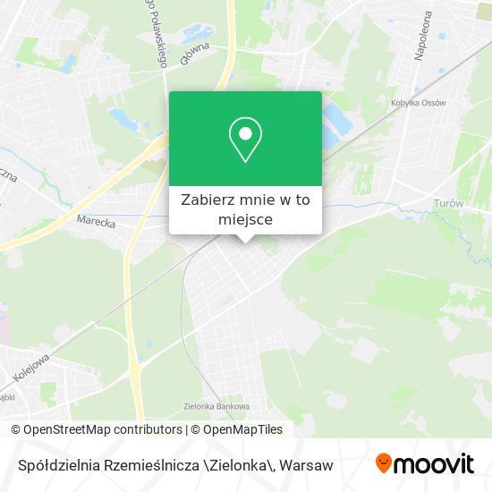 Mapa Spółdzielnia Rzemieślnicza \Zielonka\