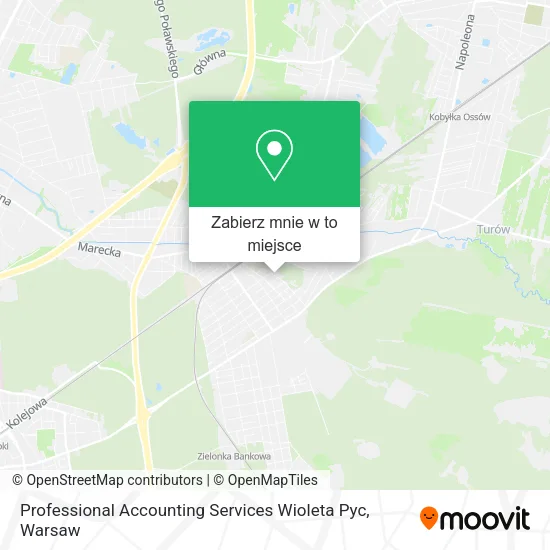Mapa Professional Accounting Services Wioleta Pyc