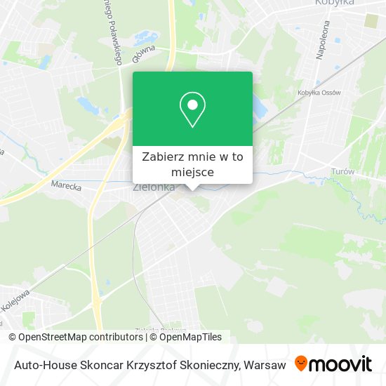 Mapa Auto-House Skoncar Krzysztof Skonieczny