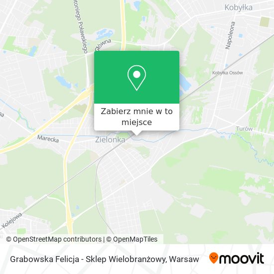 Mapa Grabowska Felicja - Sklep Wielobranżowy