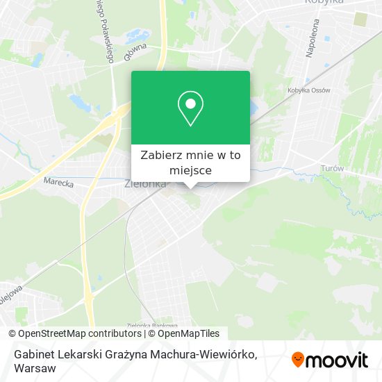 Mapa Gabinet Lekarski Grażyna Machura-Wiewiórko