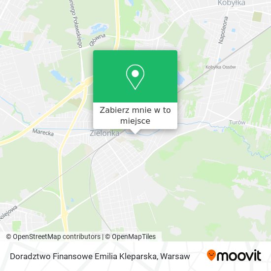 Mapa Doradztwo Finansowe Emilia Kleparska