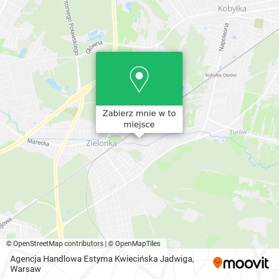 Mapa Agencja Handlowa Estyma Kwiecińska Jadwiga