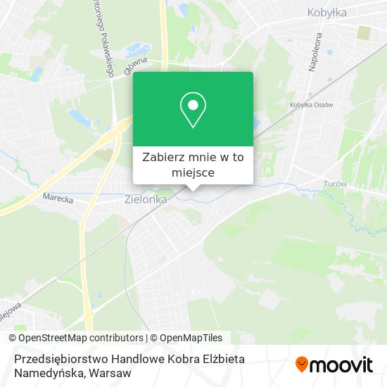 Mapa Przedsiębiorstwo Handlowe Kobra Elżbieta Namedyńska