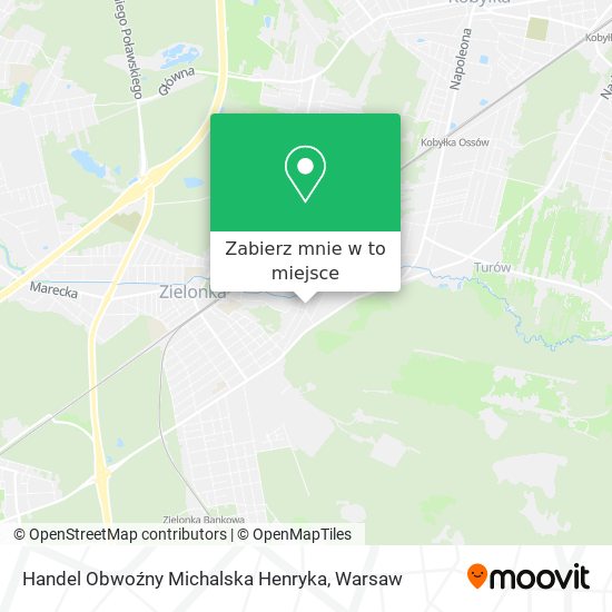 Mapa Handel Obwoźny Michalska Henryka