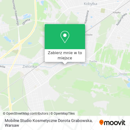 Mapa Mobilne Studio Kosmetyczne Dorota Grabowska