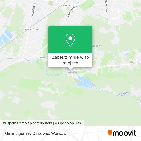 Mapa Gimnazjum w Ossowie