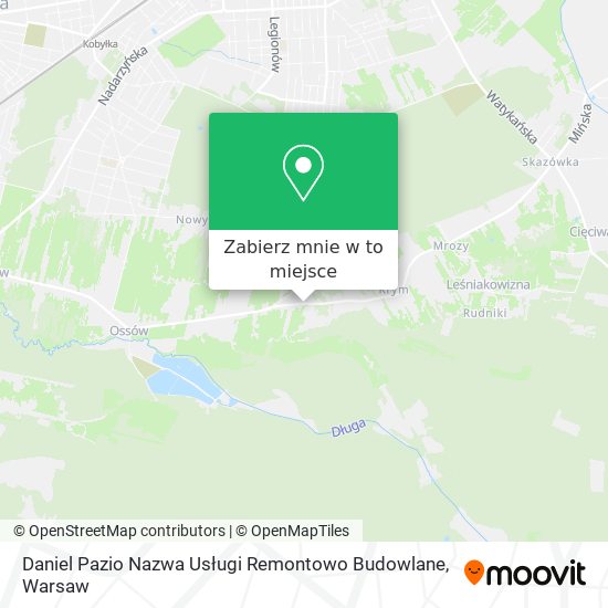 Mapa Daniel Pazio Nazwa Usługi Remontowo Budowlane