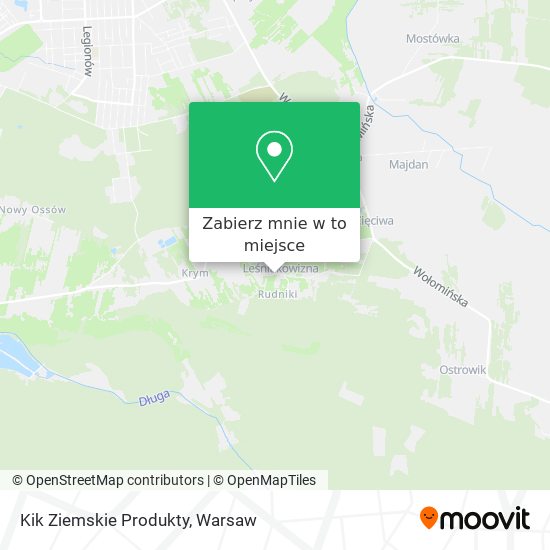 Mapa Kik Ziemskie Produkty