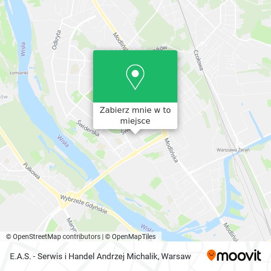 Mapa E.A.S. - Serwis i Handel Andrzej Michalik