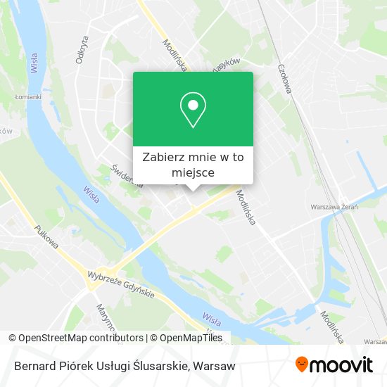 Mapa Bernard Piórek Usługi Ślusarskie