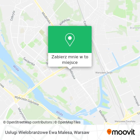 Mapa Usługi Wielobranżowe Ewa Malesa