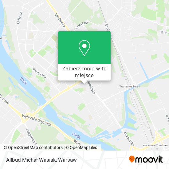 Mapa Allbud Michał Wasiak