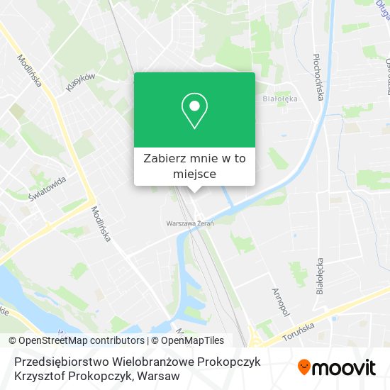 Mapa Przedsiębiorstwo Wielobranżowe Prokopczyk Krzysztof Prokopczyk