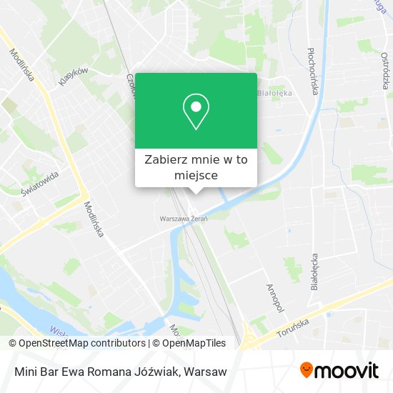 Mapa Mini Bar Ewa Romana Jóźwiak