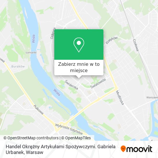 Mapa Handel Okrężny Artykułami Spożywczymi. Gabriela Urbanek