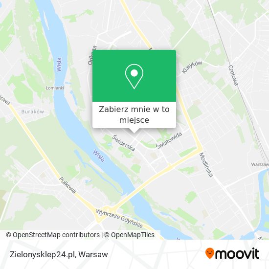 Mapa Zielonysklep24.pl