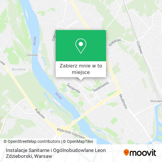 Mapa Instalacje Sanitarne i Ogólnobudowlane Leon Zdzieborski