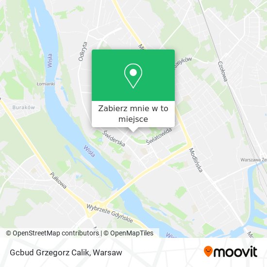 Mapa Gcbud Grzegorz Calik