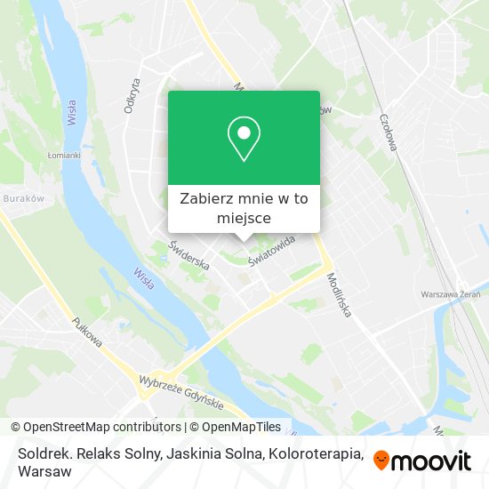 Mapa Soldrek. Relaks Solny, Jaskinia Solna, Koloroterapia