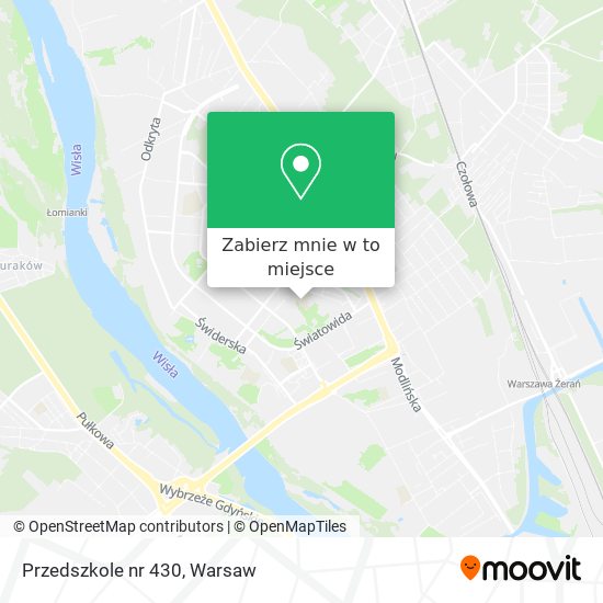 Mapa Przedszkole nr 430