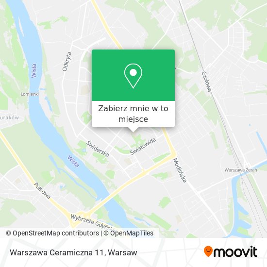 Mapa Warszawa Ceramiczna 11