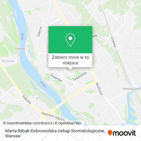 Mapa Marta Rybak-Dobrowolska Usługi Stomatologiczne