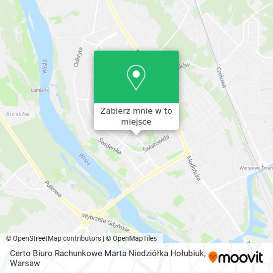 Mapa Certo Biuro Rachunkowe Marta Niedziółka Hołubiuk