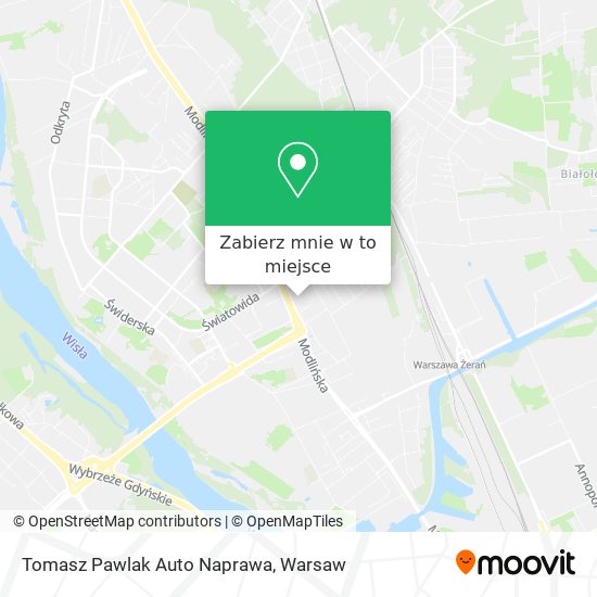 Mapa Tomasz Pawlak Auto Naprawa