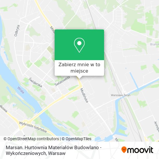 Mapa Marsan. Hurtownia Materiałów Budowlano - Wykończeniowych