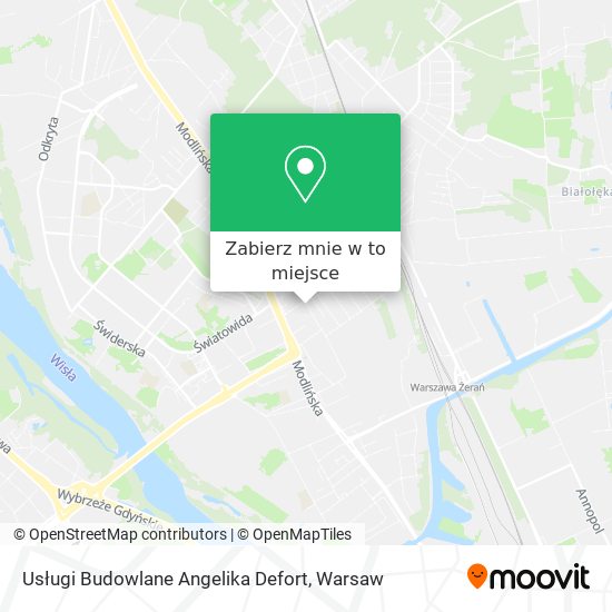 Mapa Usługi Budowlane Angelika Defort