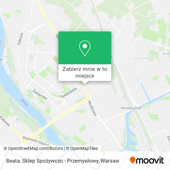 Mapa Beata. Sklep Spożywczo - Przemysłowy