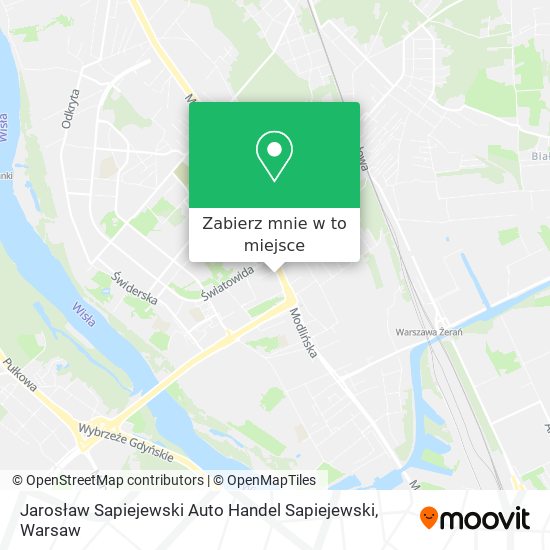 Mapa Jarosław Sapiejewski Auto Handel Sapiejewski