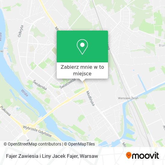 Mapa Fajer Zawiesia i Liny Jacek Fajer