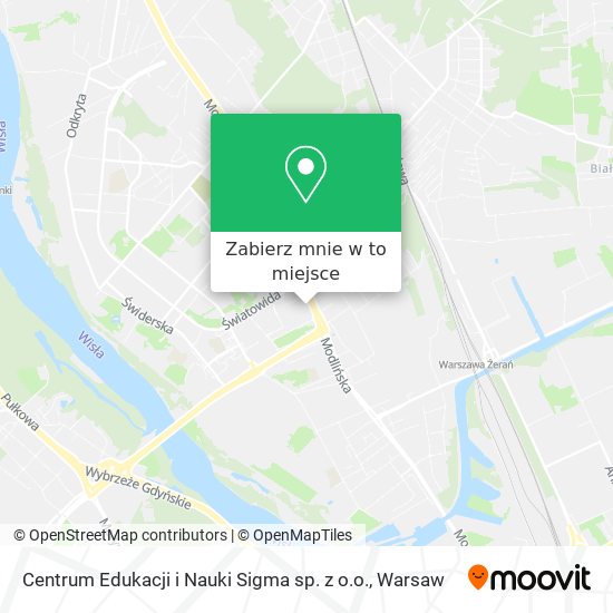 Mapa Centrum Edukacji i Nauki Sigma sp. z o.o.