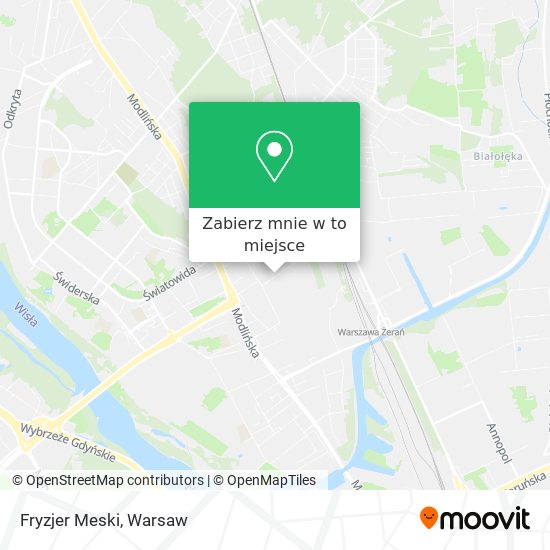 Mapa Fryzjer Meski