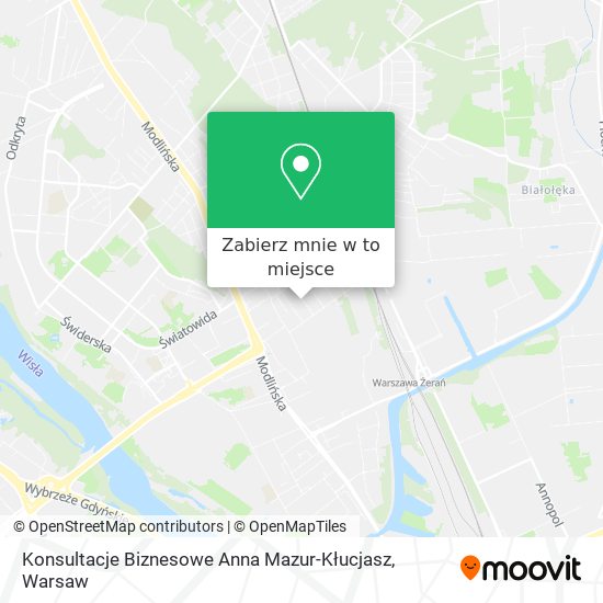 Mapa Konsultacje Biznesowe Anna Mazur-Kłucjasz