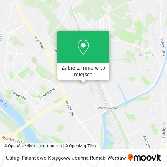 Mapa Usługi Finansowo Księgowe Joanna Rudiak