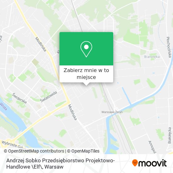 Mapa Andrzej Sobko Przedsiębiorstwo Projektowo-Handlowe \Elf\