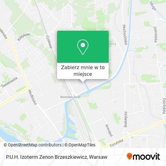 Mapa P.U.H. Izoterm Zenon Brzeszkiewicz