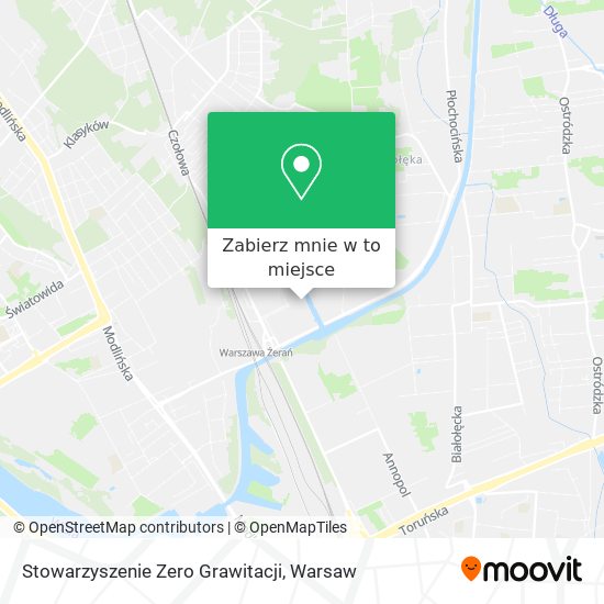 Mapa Stowarzyszenie Zero Grawitacji